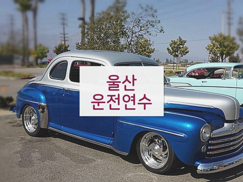 울산운전연수 후기