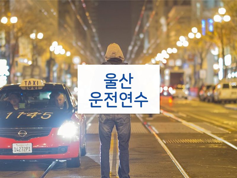 울산운전연수 후기