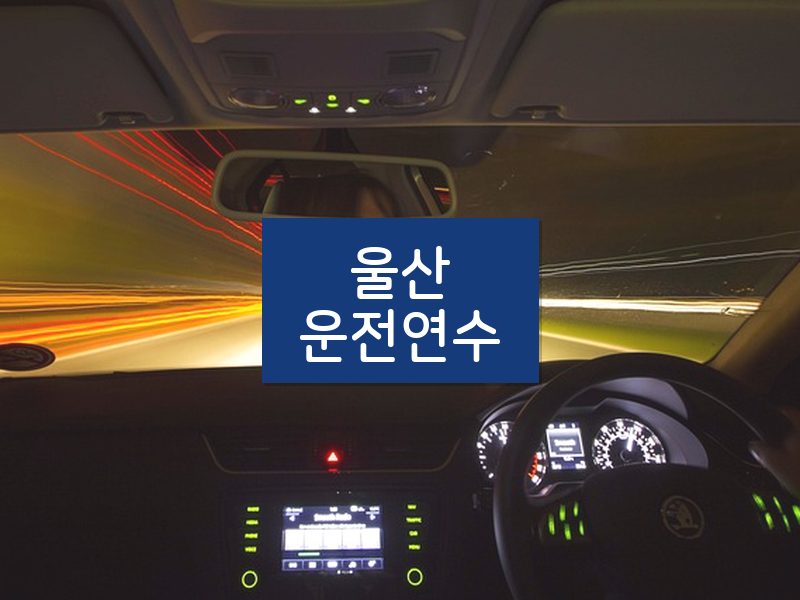 울산운전연수 후기