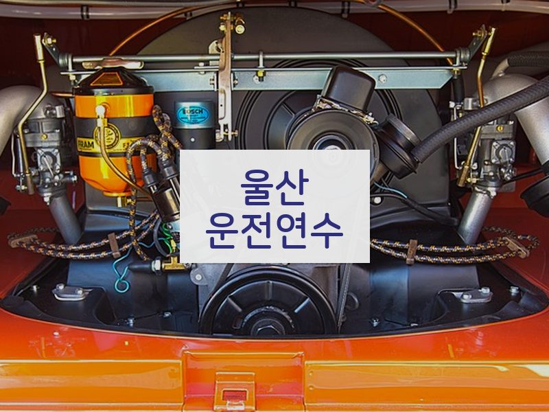 울산운전연수 후기