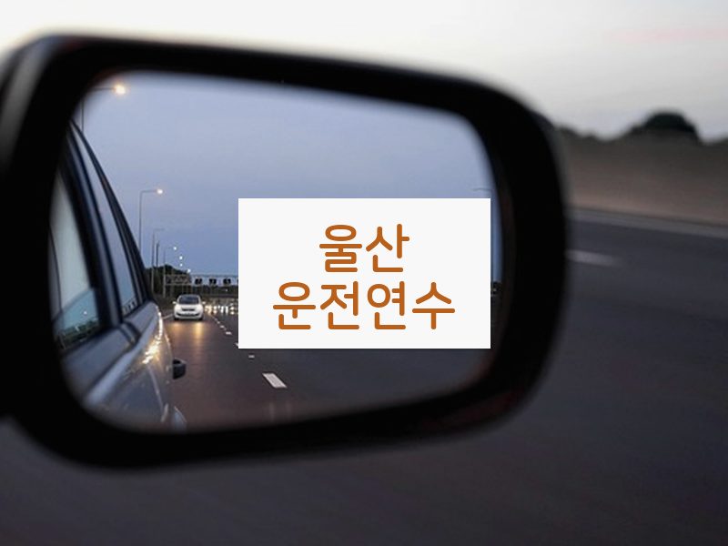 울산운전연수 후기