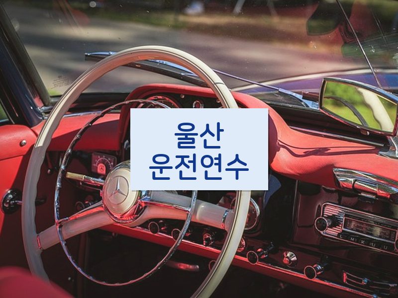 울산운전연수 후기