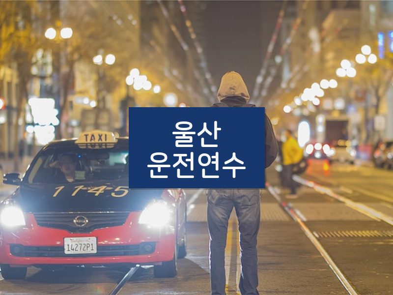 울산운전연수 후기