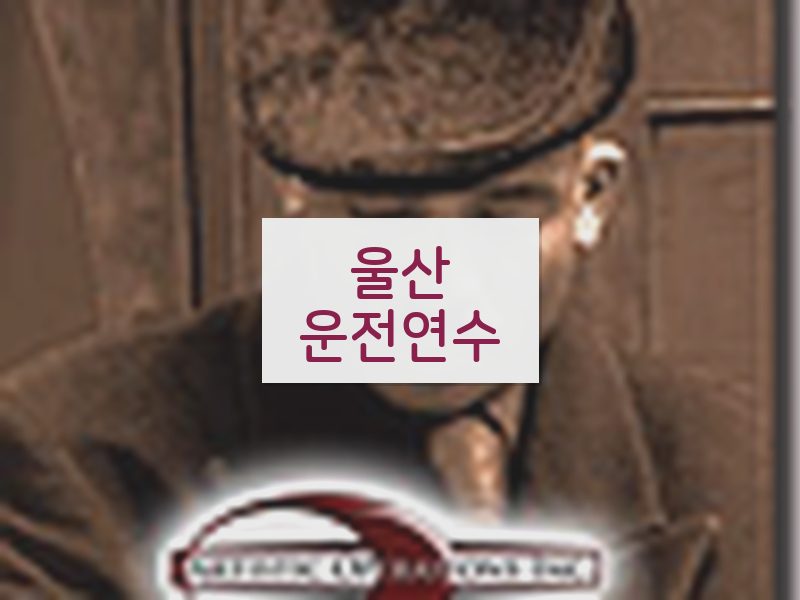 울산운전연수 후기