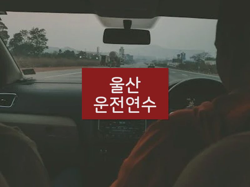 울산운전연수 후기