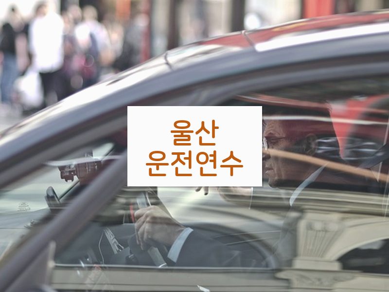 울산운전연수 후기