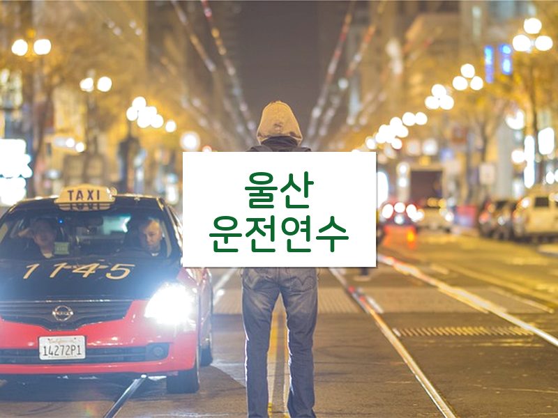 울산운전연수 후기