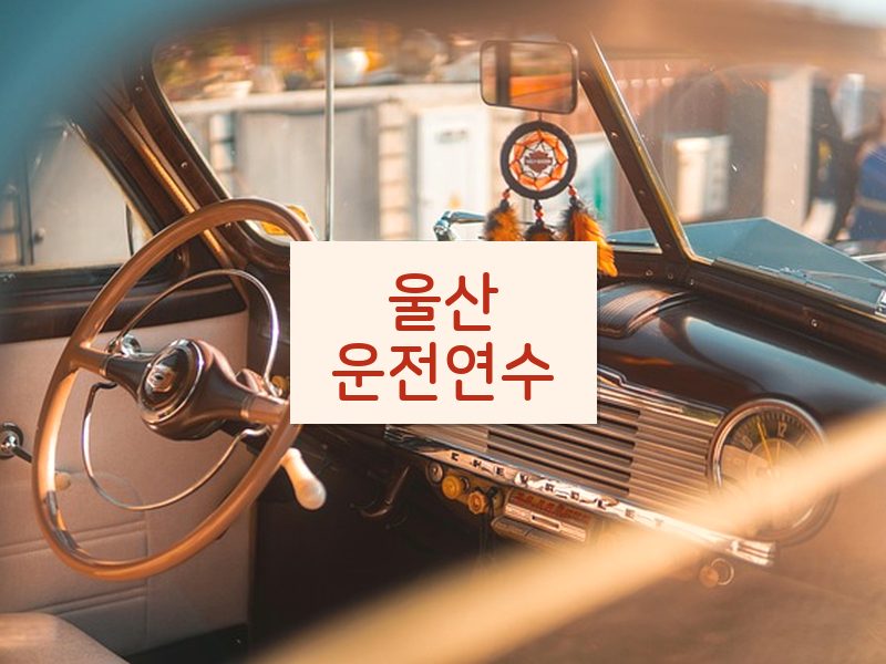 울산운전연수 후기