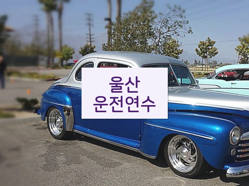 울산운전연수 후기