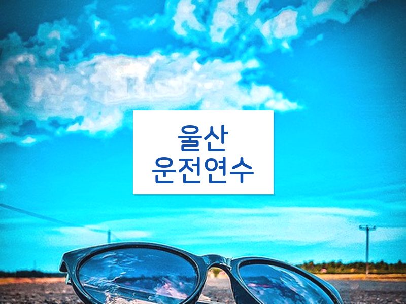 울산운전연수 후기