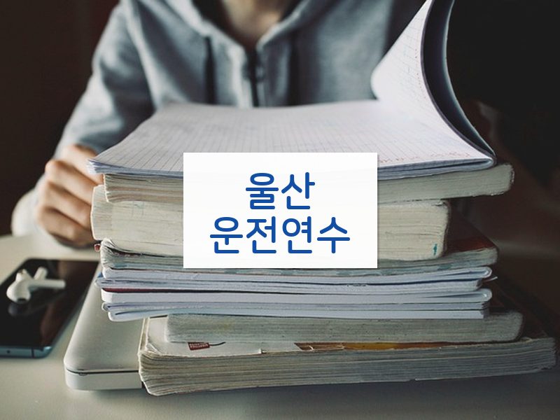 울산운전연수 후기