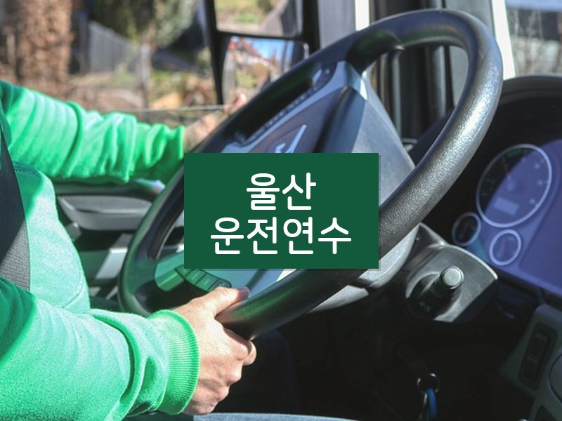 울산운전연수 후기