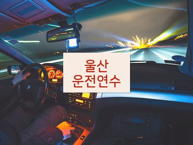 울산운전연수 후기