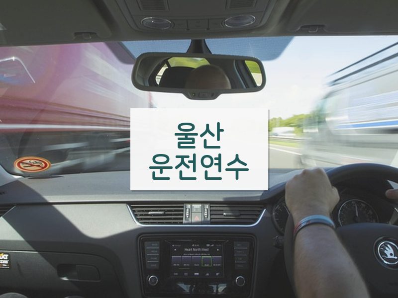 울산운전연수 후기