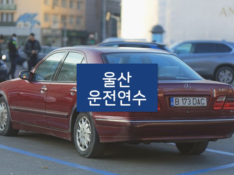 울산운전연수 후기