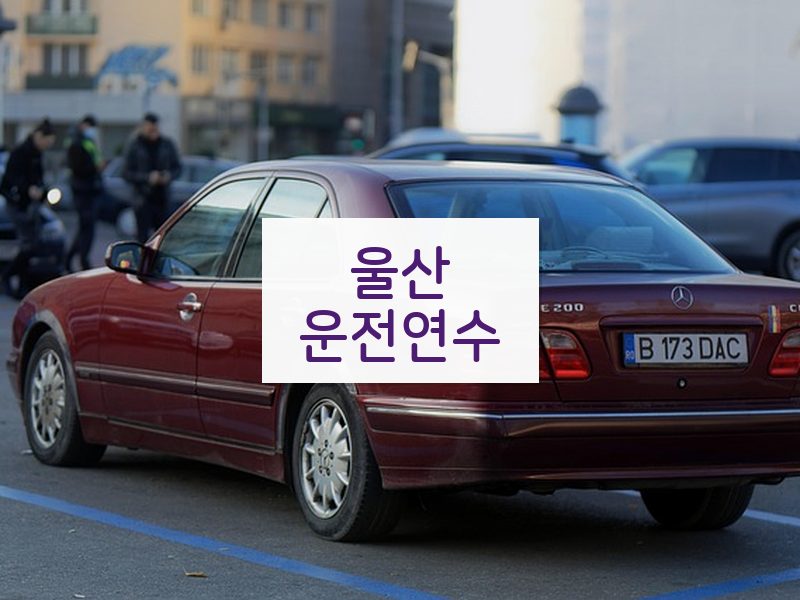 울산운전연수 후기